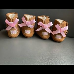 JESSE BOW II BOOTIE . Size 0/1 (0-6 Months)Without box & WORN ONCE